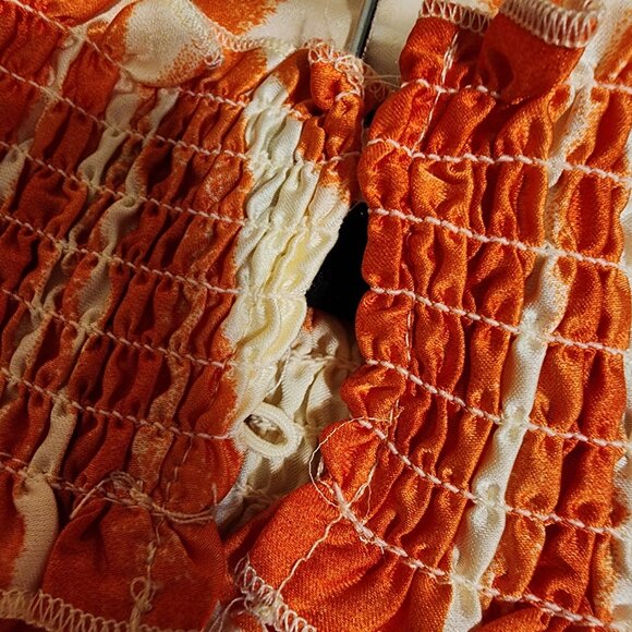 Melloday Maxi Halter Dress NWT XS Missing button, small tear - Picture 9 of 12